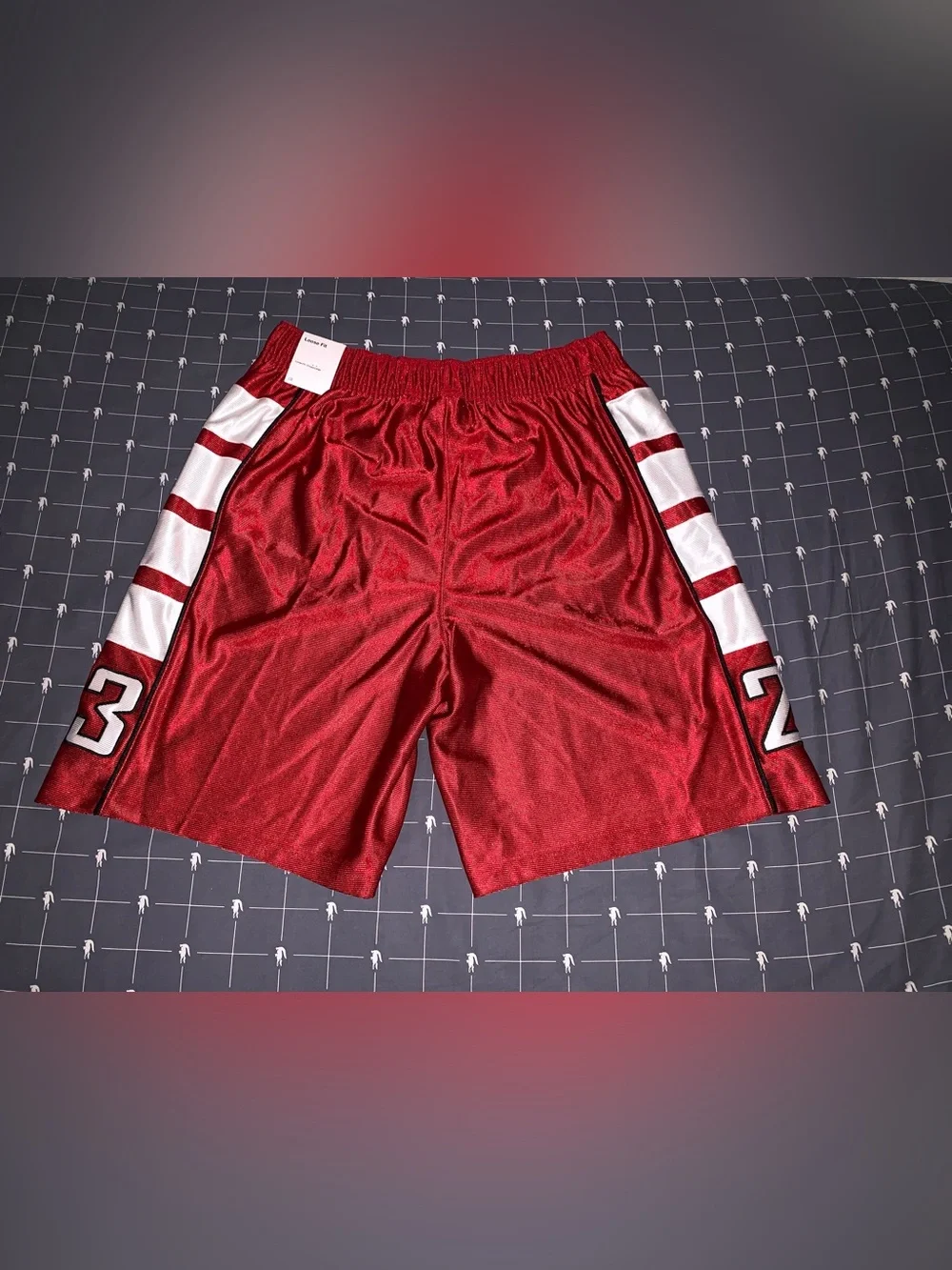 Jordan Brooklyn Cat Scratch Men's Shorts Red HV0560-687 Size: Medium